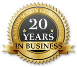 20+ years in business